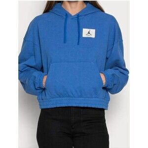 Jordan Cropped Hoodie - Blue